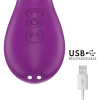 INTENSE - APOLO RECHARGEABLE MULTIFUNCTION VIBRATOR 7 VIBRATIONS WITH SWINGING MOTION PURPLE - Afbeelding 7