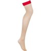 OBSESSIVE - S814 STOCKINGS RED S/M - Afbeelding 5