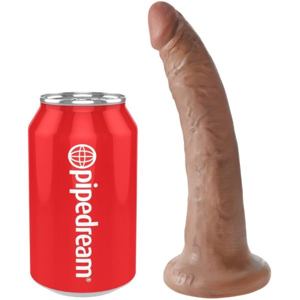 KING COCK - REALISTIC PENIS 17.5 CM CARAMEL - Afbeelding 4