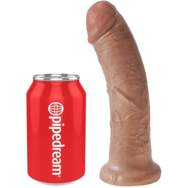 KING COCK - REALISTIC PENIS 19.5 CM CARAMEL - Afbeelding 5