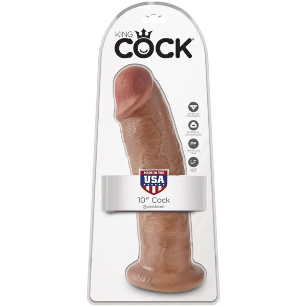 KING COCK - REALISTIC PENIS 24 CM CARAMEL - Afbeelding 6