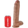 KING COCK - REALISTIC PENIS WITH BALLS 22.6 CM CARAMEL - Afbeelding 5