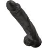 KING COCK - REALISTIC PENIS WITH BALLS 30.5 CM BLACK - Afbeelding 3