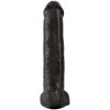 KING COCK - REALISTIC PENIS WITH BALLS 34.2 CM BLACK - Afbeelding 2