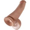 KING COCK - REALISTIC PENIS WITH BALLS 34.2 CM CARAMEL - Afbeelding 4