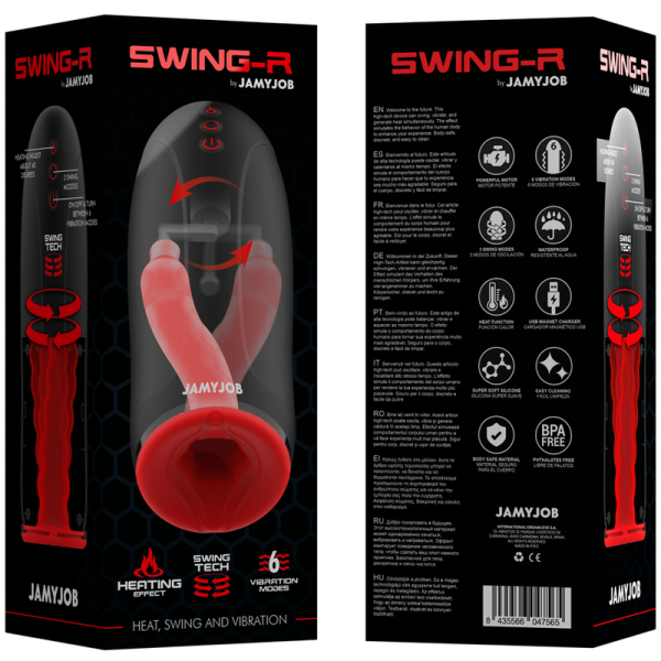 JAMYJOB - SWING-R HEATING EFFECT, SWING TECH AND VIBRATION MASTURBATOR - Afbeelding 8