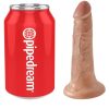 KING COCK - REALISTIC PENIS 12 CM CARAMEL - Afbeelding 5