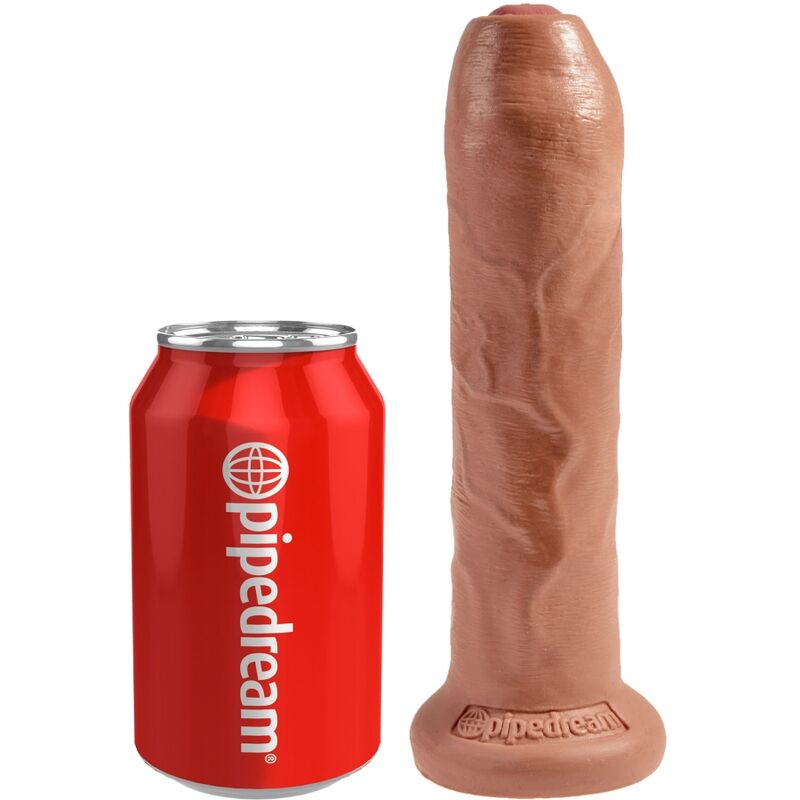 KING COCK - UNCUT REALISTIC PENIS 17.8 CM CARAMEL - Afbeelding 2