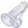 KING COCK - CLEAR REALISTIC PENIS WITH BALLS 15.2 CM TRANSPARENT - Afbeelding 4