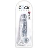 KING COCK - CLEAR REALISTIC PENIS WITH BALLS 16.5 CM TRANSPARENT - Afbeelding 5
