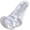 KING COCK - CLEAR REALISTIC PENIS WITH BALLS 16.5 CM TRANSPARENT - Afbeelding 4
