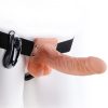 FETISH FANTASY SERIES - ADJUSTABLE HARNESS REMOTE CONTROL REALISTIC PENIS WITH TESTICLES 17.8 CM - Afbeelding 2