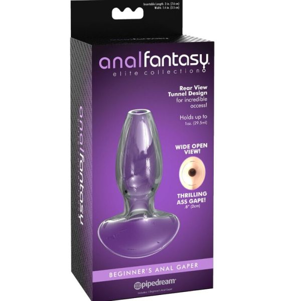 ANAL FANTASY ELITE COLLECTION - ANAL GAPER DILATOR FOR BEGINNERS CRYSTAL SIZE S - Afbeelding 4