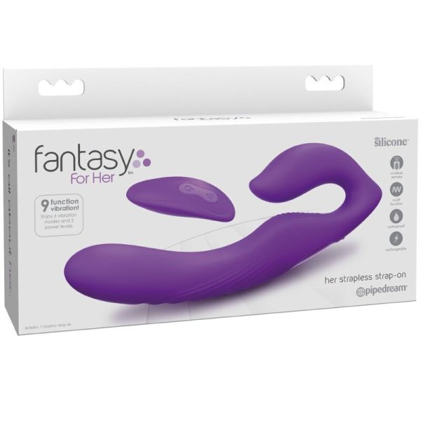 FANTASY FOR HER - DOUBLE PENETRATION VIBRATOR REMOTE CONTROL 9 VIOLET LEVELS - Afbeelding 4