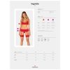 OBSESSIVE - INGRIDIA SET THREE PIECES RED XS/S - Afbeelding 7