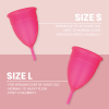INTIMICHIC - MENSTRUAL CUP MEDICAL GRADE SILICONE - SIZE L - Afbeelding 4