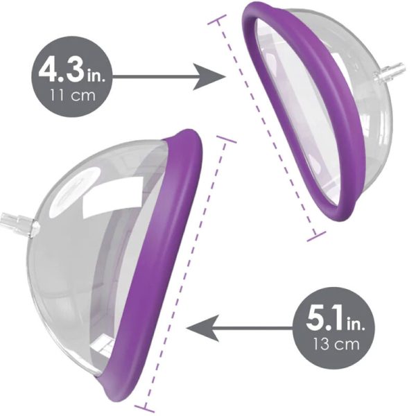FANTASY FOR HER - RECHARGEABLE CLITORIS SUCTION PUMP KIT SIZE S/L - Afbeelding 2