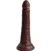 KING COCK - ELITE REALISTIC SILICONE DILDO 17.8 CM BROWN - Afbeelding 2