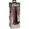 KING COCK - ELITE REALISTIC SILICONE DILDO 20.3 CM BROWN - Afbeelding 6