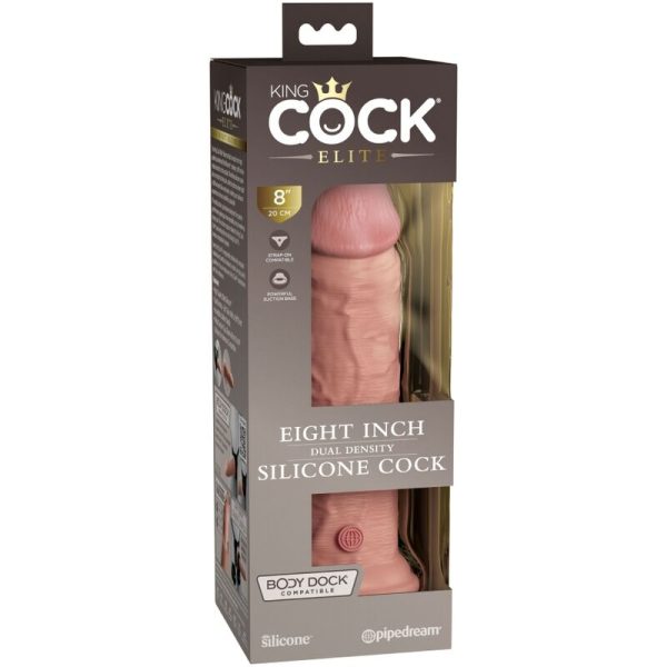 KING COCK - ELITE REALISTIC SILICONE DILDO 20.3 CM - Afbeelding 5