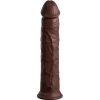 KING COCK - ELITE REALISTIC SILICONE DILDO 28 CM BROWN - Afbeelding 2