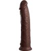 KING COCK - ELITE REALISTIC SILICONE DILDO 28 CM BROWN - Afbeelding 3