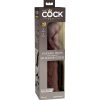KING COCK - ELITE REALISTIC SILICONE DILDO 28 CM BROWN - Afbeelding 5