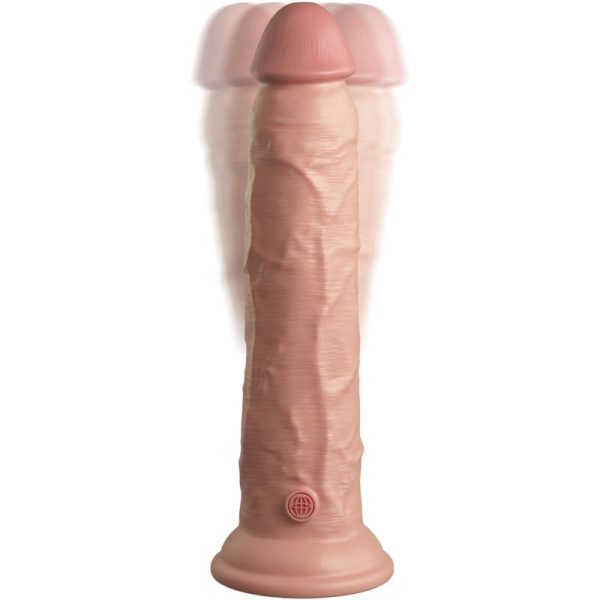 KING COCK - ELITE REALISTIC DILDO VIBRATOR & SILICONE REMOTE CONTROL 23 CM - Afbeelding 5