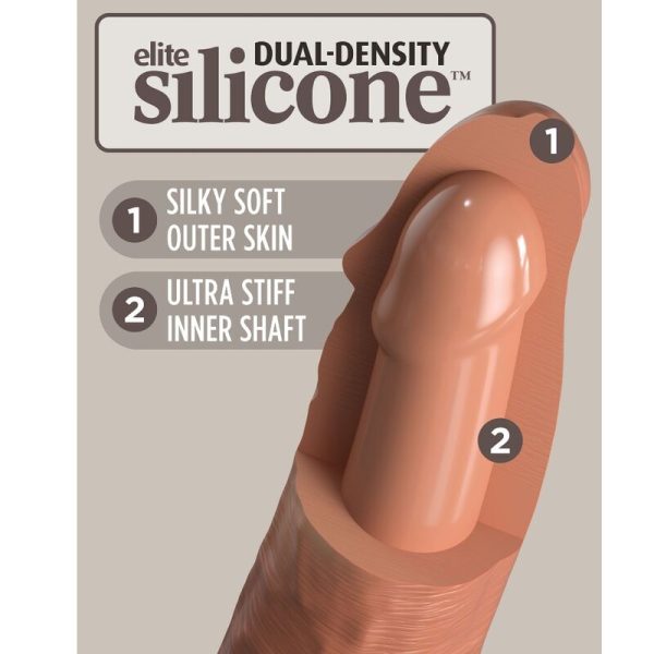 KING COCK - ELITE COMFY ADJUSTABLE HARNESS WITH DILDO 17.8 CM - Afbeelding 9
