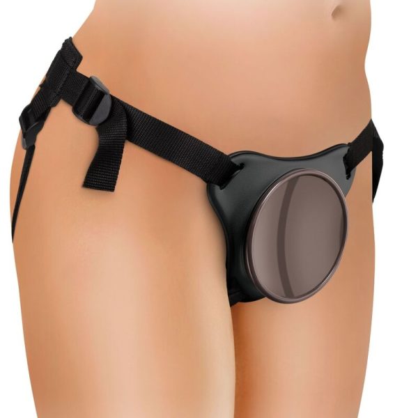 KING COCK - ELITE DELUXE ADJUSTABLE HARNESS KIT RING WITH TESTICLES & DILDO 20.3 CM - Afbeelding 5