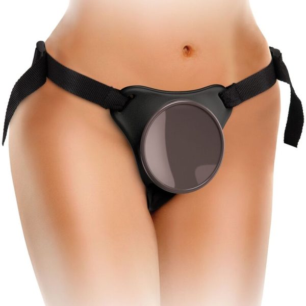 KING COCK - ELITE DELUXE ADJUSTABLE HARNESS KIT RING WITH TESTICLES & DILDO 20.3 CM - Afbeelding 4