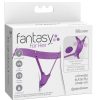 FANTASY FOR HER - BUTTERFLY HARNESS, VIBRATING RECHARGEABLE & REMOTE CONTROL PURPLE - Afbeelding 5