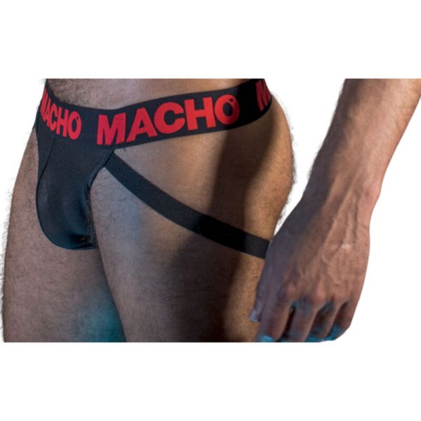 MACHO - MX26X2 JOCK BLACK/RED S - Afbeelding 2