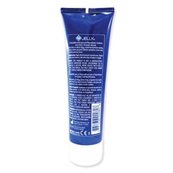 ID JELLY - WATER BASED LUBRICANT EXTRA THICK TRAVEL TUBE 120 ML - Afbeelding 2