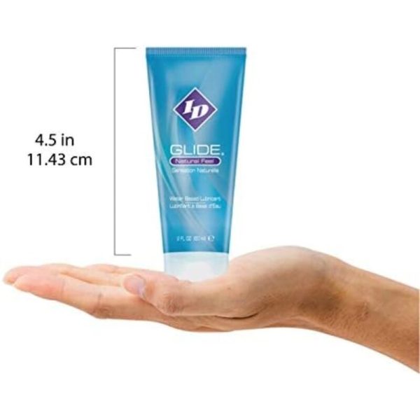 ID GLIDE - WATER BASED LUBRICANT ULTRA LONG LASTING TRAVEL TUBE 60 ML - Afbeelding 2