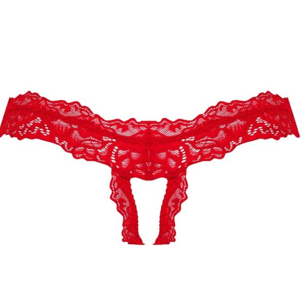 OBSESSIVE - AMOR CHERRIS THONG CROTCHLESS S/M - Afbeelding 6