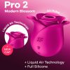 SATISFYER - AIR PULSE PRO 2 MODERN BLOSSOM VIBRATOR - Afbeelding 8