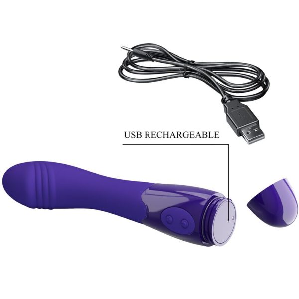 PRETTY LOVE - ELEMENTAL YOUTH VIOLET VIBRATOR DILDO - Afbeelding 6