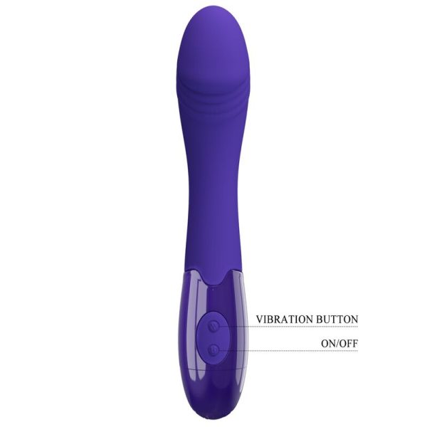 PRETTY LOVE - ELEMENTAL YOUTH VIOLET VIBRATOR DILDO - Afbeelding 7