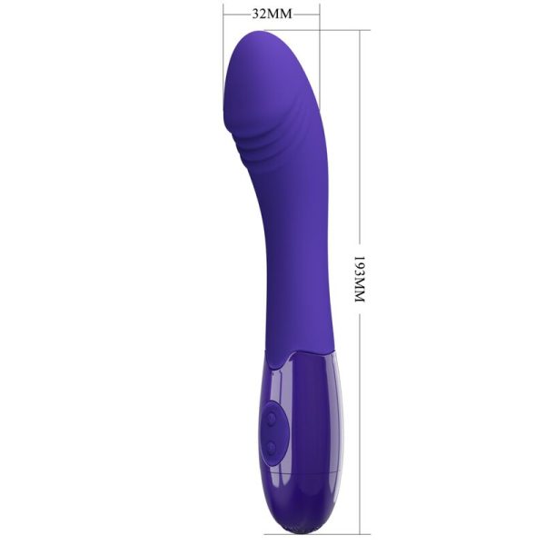 PRETTY LOVE - ELEMENTAL YOUTH VIOLET VIBRATOR DILDO - Afbeelding 5