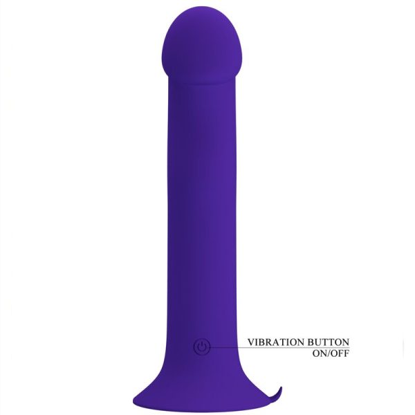 PRETTY LOVE - MURRAY YOUTH VIBRATING DILDO & RECHARGEABLE VIOLET - Afbeelding 6