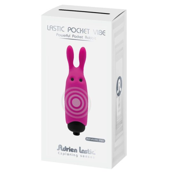 ADRIEN LASTIC - LASTIC POCKET PINK RABBIT VIBRATOR - Afbeelding 6