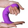 ADRIEN LASTIC - HITSENS VIBE 3 SILICONE DILDO VIOLET - Afbeelding 2