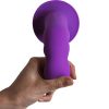 ADRIEN LASTIC - HITSENS VIBE 3 SILICONE DILDO VIOLET - Afbeelding 3