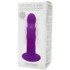 ADRIEN LASTIC - HITSENS VIBE 3 SILICONE DILDO VIOLET - Afbeelding 5