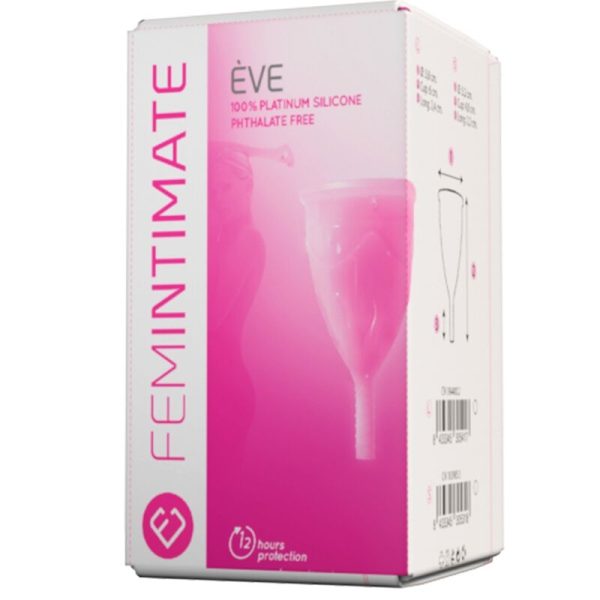 FEMINTIMATE - EVE SILICONE MENSTRUAL CUP - SIZE L - Afbeelding 8