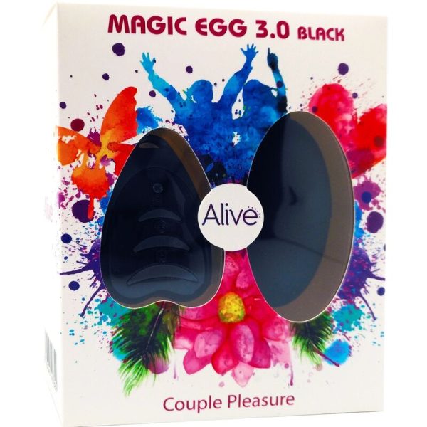 ALIVE - MAGIC EGG 3.0 VIBRATING EGG REMOTE CONTROL BLACK - Afbeelding 2