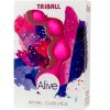 ALIVE - TRIBALL PINK SILICONE ANAL BALLS 15 CM - Afbeelding 2