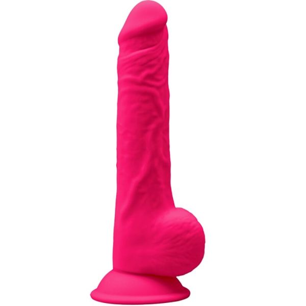 SILEXD - MODEL 1 REALISTIC PENIS PREMIUM SILEXPAN SILICONE FUCHSIA 24 CM