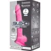SILEXD - MODEL 1 REALISTIC PENIS PREMIUM SILICONE SILEXPAN FLUORESCENT PINK 17.5 CM - Afbeelding 2